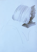 Hanne 02, Portrait, Pastell